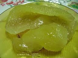 imagem de CIDRÃO - Doce de Cidra em pedaços - COM AÇUCAR - pote